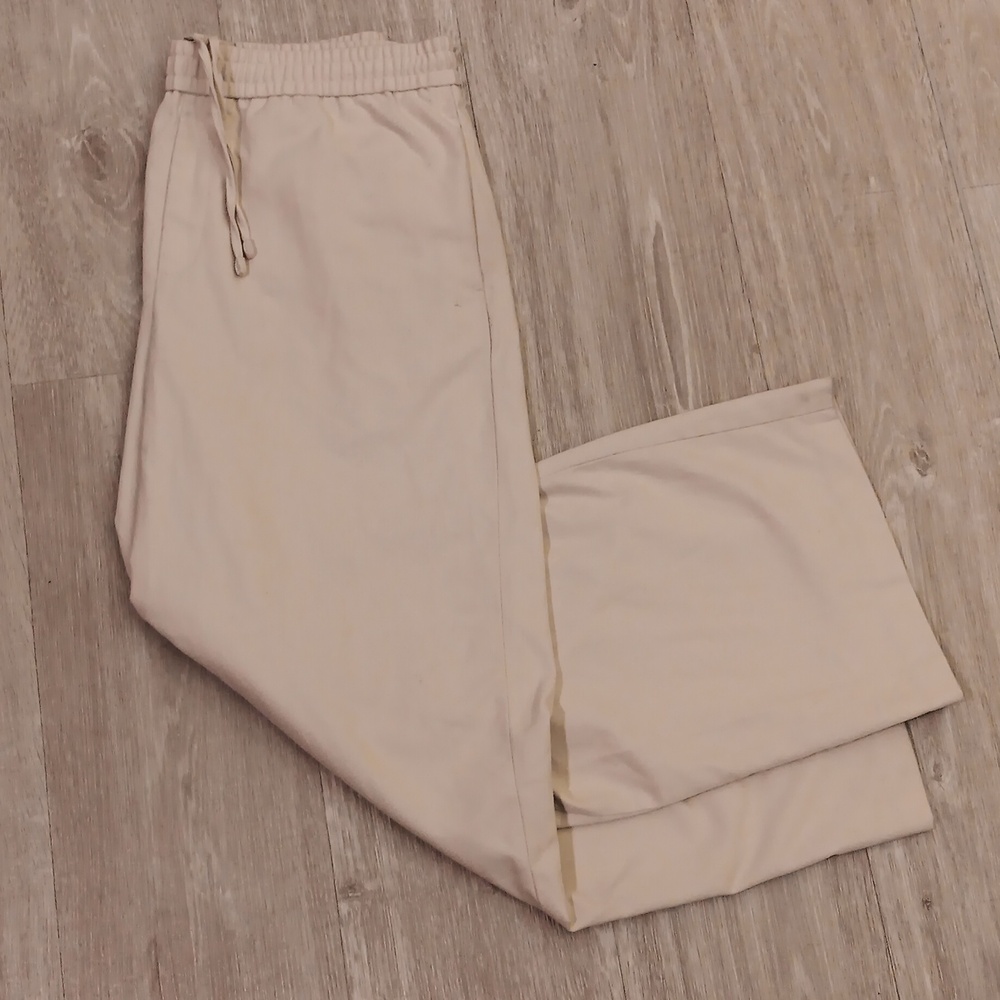 H&M Cream Loose Fit Trousers